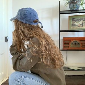 vintage denim ball cap